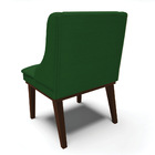 Kit 02 Cadeiras De Jantar Liz Veludo Luxo Verde A136 Base Fix