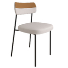 Kit 02 Cadeiras De Jantar Nile Corano Caramelo Com Linho Bege