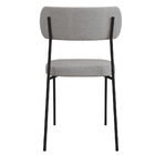 Kit 02 Cadeiras De Jantar Nile Corano Caramelo Com Linho Cinz