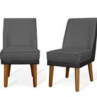 Kit 02 Cadeiras De Jantar Virgínia Composê E Courissimo Grafi