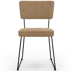 Kit 02 Cadeiras Decorativa Estofada Para Sala De Jantar Base