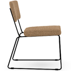 Kit 02 Cadeiras Decorativa Estofada Para Sala De Jantar Base