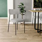 Kit 02 Cadeiras Decorativa Estofada Para Sala De Jantar Melin