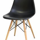 Kit 02 Cadeiras Decorativas Eiffel Charles Eames F03 Preto Co