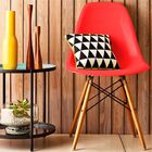 Kit 02 Cadeiras Decorativas Eiffel Charles Eames F03 Vermelho