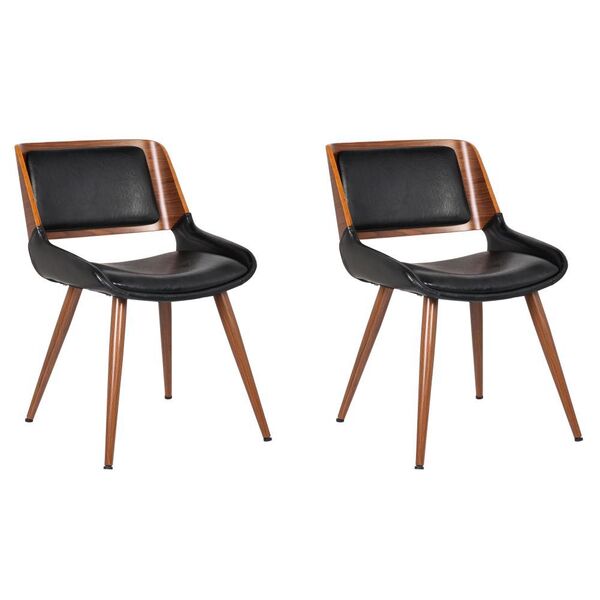 Kit 02 Cadeiras Decorativas Escritório Recepção New Design Pé