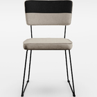 Kit 02 Cadeiras Decorativas Estofada Allana L02 Faixa Facto P