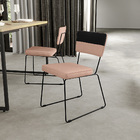 Kit 02 Cadeiras Decorativas Estofada Allana L02 Faixa Facto P