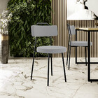 Kit 02 Cadeiras Decorativas Estofada Para Sala De Jantar Barc