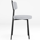 Kit 02 Cadeiras Decorativas Estofada Para Sala De Jantar Barc