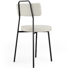 Kit 02 Cadeiras Decorativas Estofada Para Sala De Jantar Barc