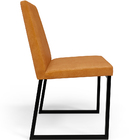 Kit 02 Cadeiras Decorativas Estofada Para Sala De Jantar Dafn