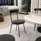 Kit 02 Cadeiras Decorativas Estofada Para Sala De Jantar Haia