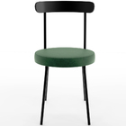 Kit 02 Cadeiras Decorativas Estofada Para Sala De Jantar Haia