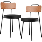 Kit 02 Cadeiras Decorativas Estofada Para Sala Jantar Barcelo