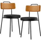 Kit 02 Cadeiras Decorativas Estofada Para Sala Jantar Barcelo