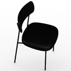 Kit 02 Cadeiras Decorativas Estofadas Para Sala De Jantar Mel