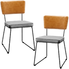 Kit 02 Cadeiras Decorativas Sala De Jantar Allana L02 Couríss