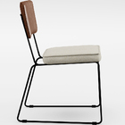 Kit 02 Cadeiras Decorativas Sala Jantar Allana L02 Couríssimo