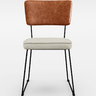 Kit 02 Cadeiras Decorativas Sala Jantar Allana L02 Couríssimo