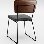 Kit 02 Cadeiras Decorativas Sala Jantar Allana L02 Couríssimo