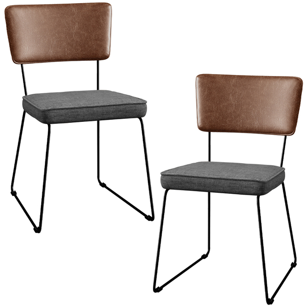 Kit 02 Cadeiras Decorativas Sala Jantar Allana L02 Couríssimo