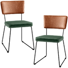 Kit 02 Cadeiras Decorativas Sala Jantar Allana L02 Couríssimo