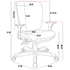 Kit 02 Cadeiras Escritório Diretor Office Giratória Preto Alt