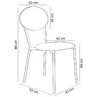 Kit 02 Cadeiras Estofada Para Sala De Jantar Azuri Preto C01