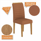 Kit 02 Cadeiras Estofadas Lima Cinamomo/terracota - Móveis Ar