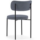 Kit 02 Cadeiras Estofadas Para Sala De Jantar Louise L02 Sued