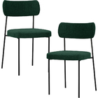 Kit 02 Cadeiras Estofadas Para Sala De Jantar Melina L02 Bouc