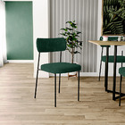 Kit 02 Cadeiras Estofadas Para Sala De Jantar Melina L02 Bouc