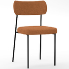 Kit 02 Cadeiras Estofadas Para Sala De Jantar Melina L02 Bouc