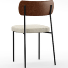 Kit 02 Cadeiras Estofadas Para Sala De Jantar Melina L02 Cour