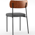 Kit 02 Cadeiras Estofadas Para Sala De Jantar Melina L02 Cour