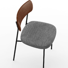 Kit 02 Cadeiras Estofadas Para Sala De Jantar Melina L02 Cour