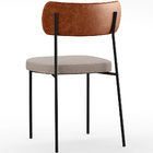 Kit 02 Cadeiras Estofadas Para Sala De Jantar Melina L02 Cour