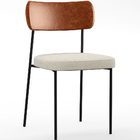 Kit 02 Cadeiras Estofadas Para Sala De Jantar Melina L02 Cour