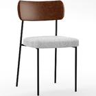 Kit 02 Cadeiras Estofadas Para Sala De Jantar Melina L02 Cour