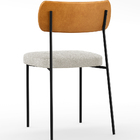 Kit 02 Cadeiras Estofadas Para Sala De Jantar Melina L02 Cour