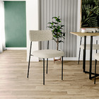 Kit 02 Cadeiras Estofadas Para Sala De Jantar Melina L02 Linh