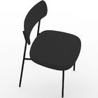 Kit 02 Cadeiras Estofadas Para Sala De Jantar Melina L02 Sued