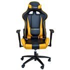 Kit 02 Cadeiras Gamer Ergonômica Prov Sport Pu Preto Amarelo