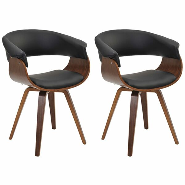 Kit 02 Cadeiras Giratória Decorativa Para Sala De Jantar Ohan