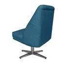 Kit 02 Cadeiras Giratória Paris Suede Azul Royal - Dominic De