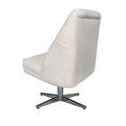 Kit 02 Cadeiras Giratória Paris Suede Bege - Dominic Decor