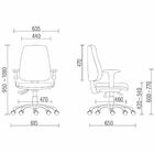 Kit 02 Cadeiras Giratórias Job L02 Diretor Executiva Crepe Ci