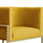 Kit 02 Cadeiras Luna Base De Metal Dourada Veludo Escolha Sua