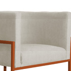 Kit 02 Cadeiras Luna Para Clínica Estética Base De Metal Bron